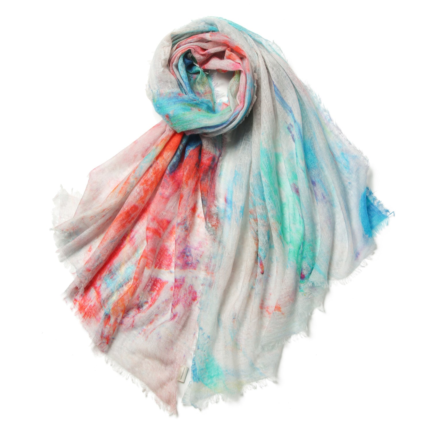 Cloud Ripple Lily Cashmere Shawl