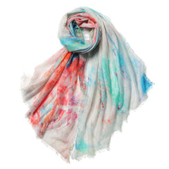 Cloud Ripple Lily Cashmere Shawl