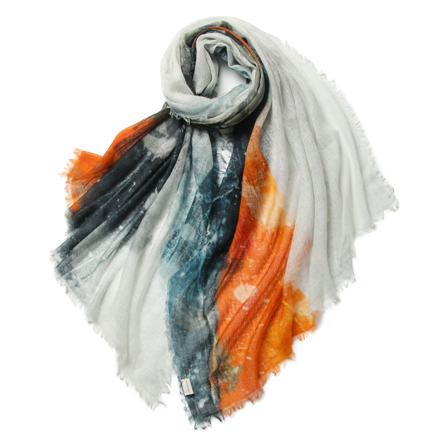 Cloud Ripple Lily Cashmere Shawl