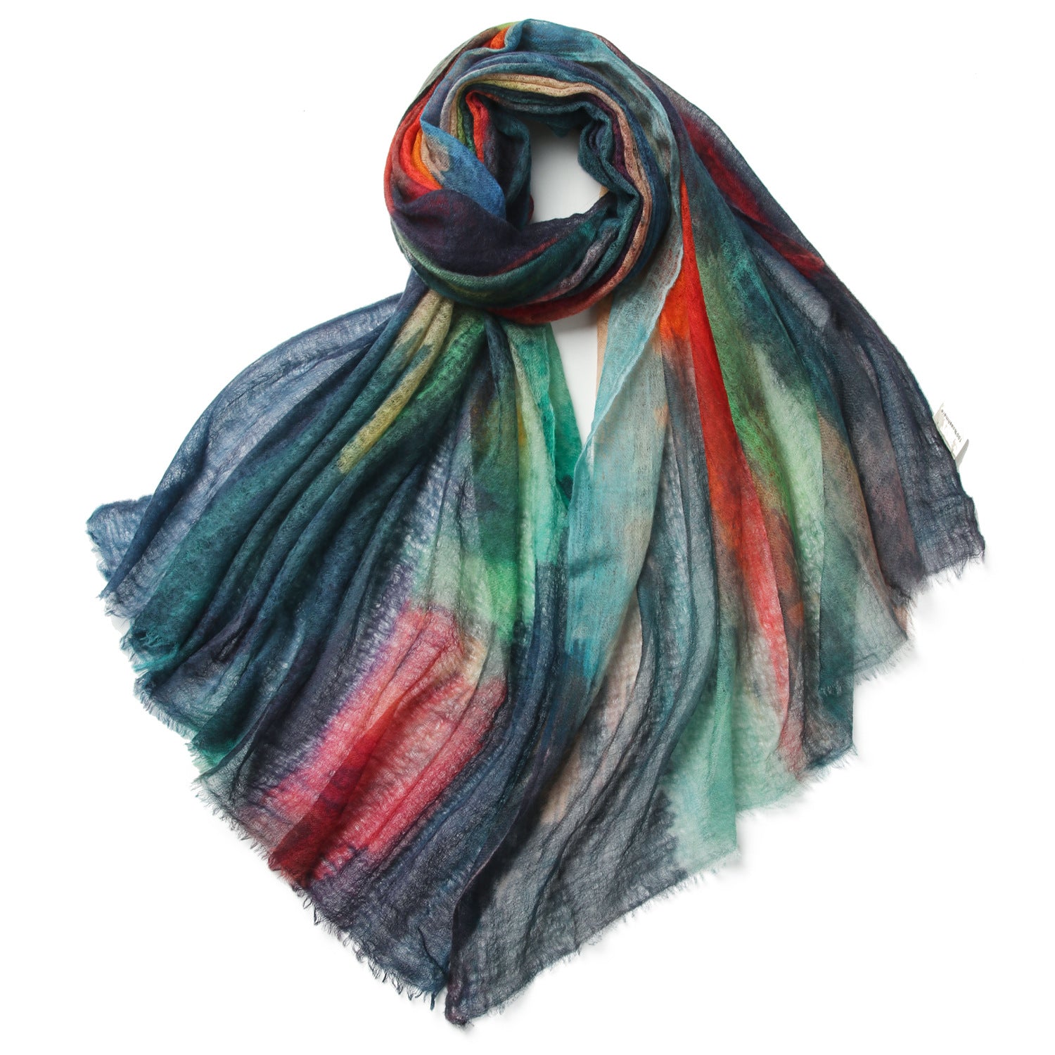 Cloud Ripple Lily Cashmere Shawl