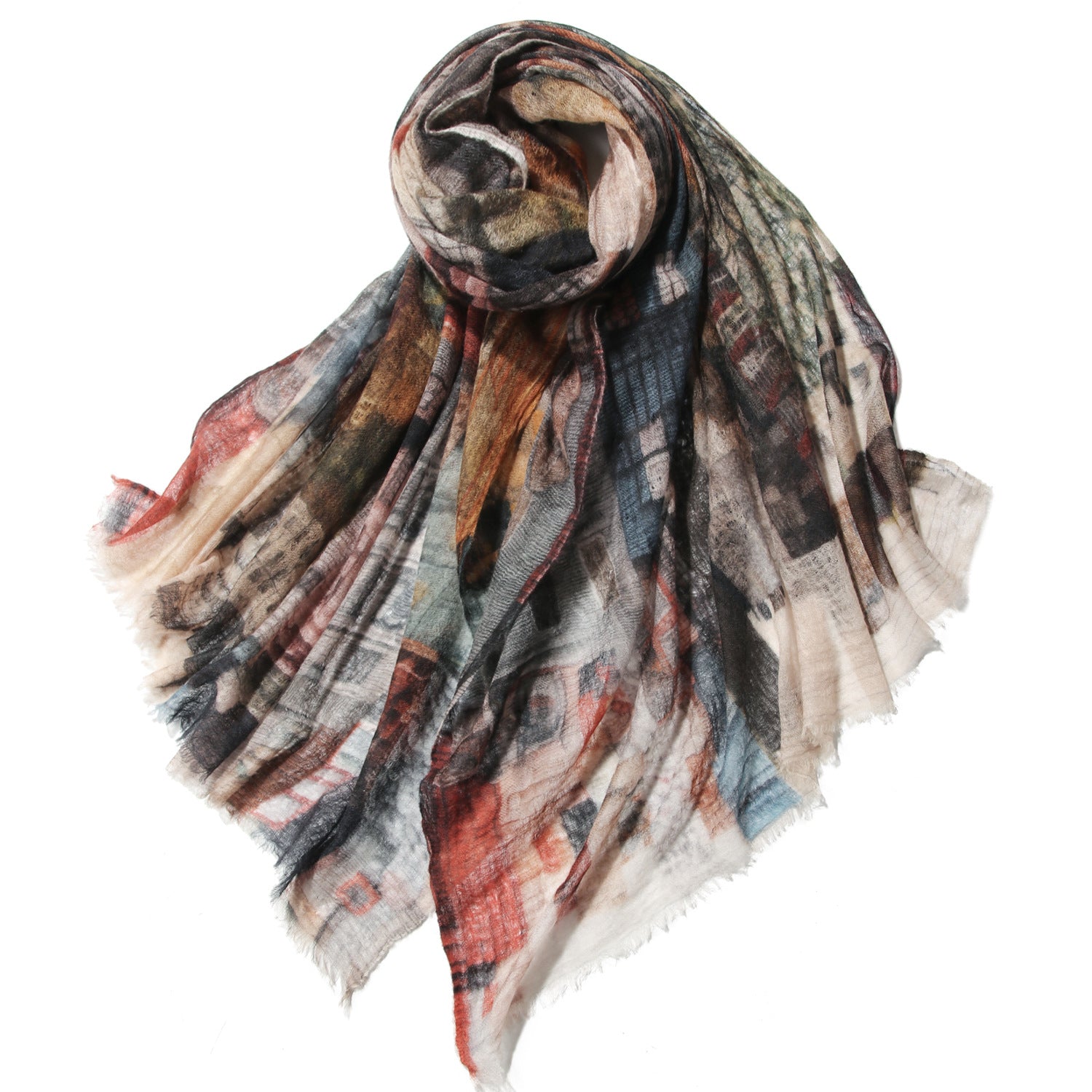 Heritage Mosaic Cashmere Shawl