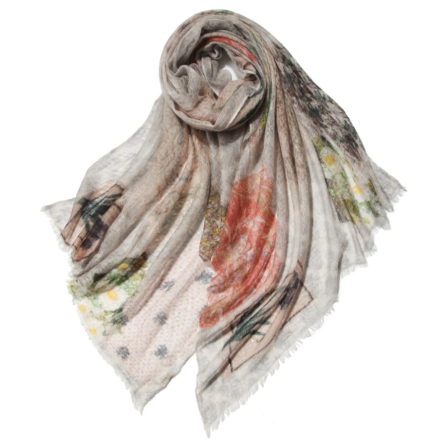 Heritage Mosaic Cashmere Shawl