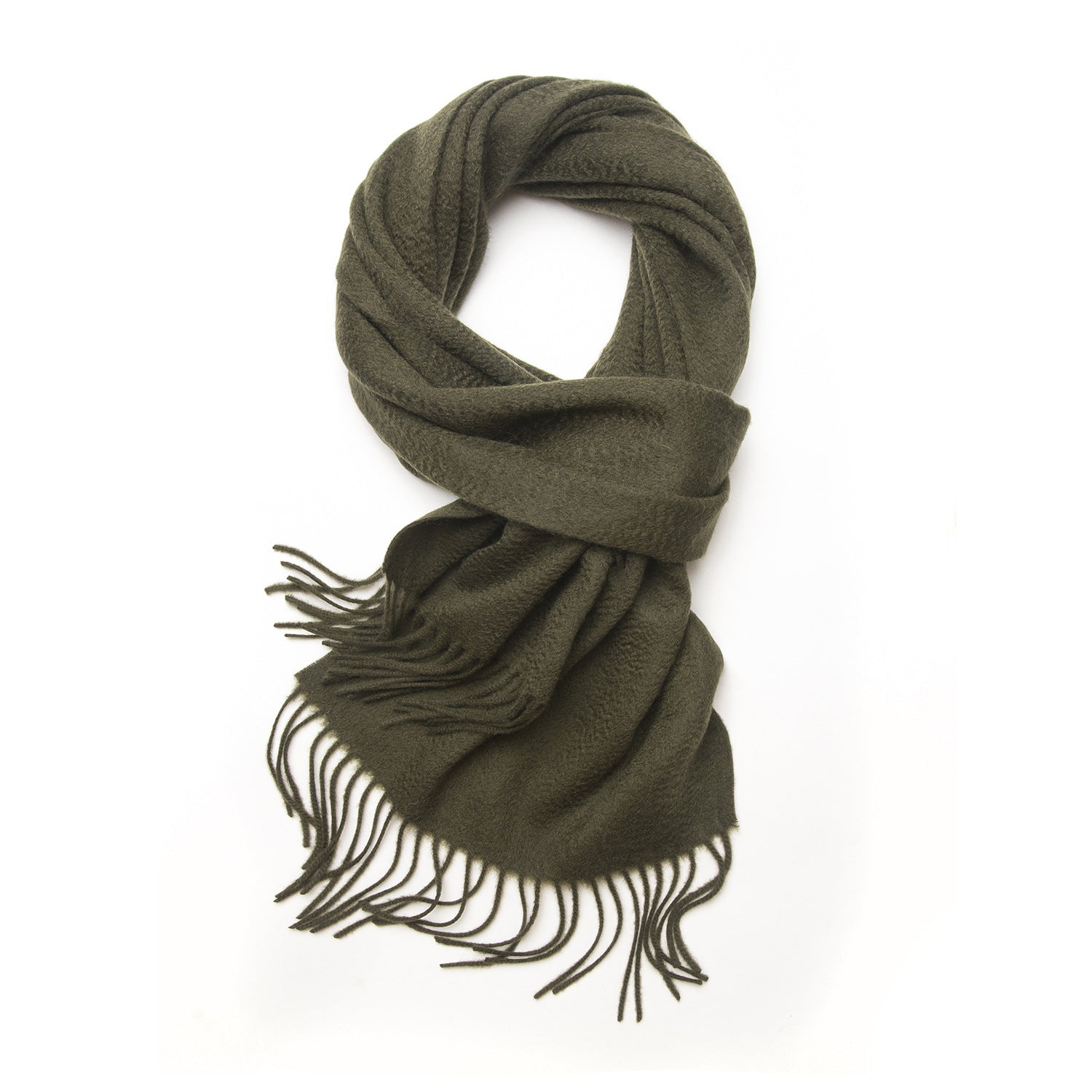 100% Cashmere Fringe Scarf