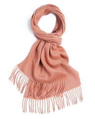 100% Cashmere Fringe Scarf