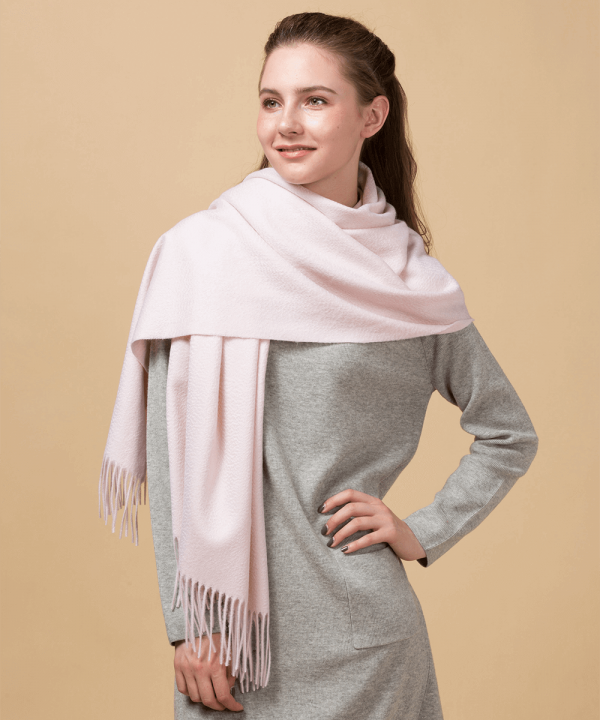 pink cashmere scarf womens