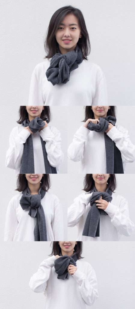 how to wear cashmere scarf